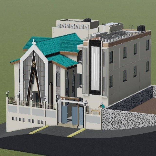 Eglise de rêve de tous les chrétiens du Nazaréen de Marlique